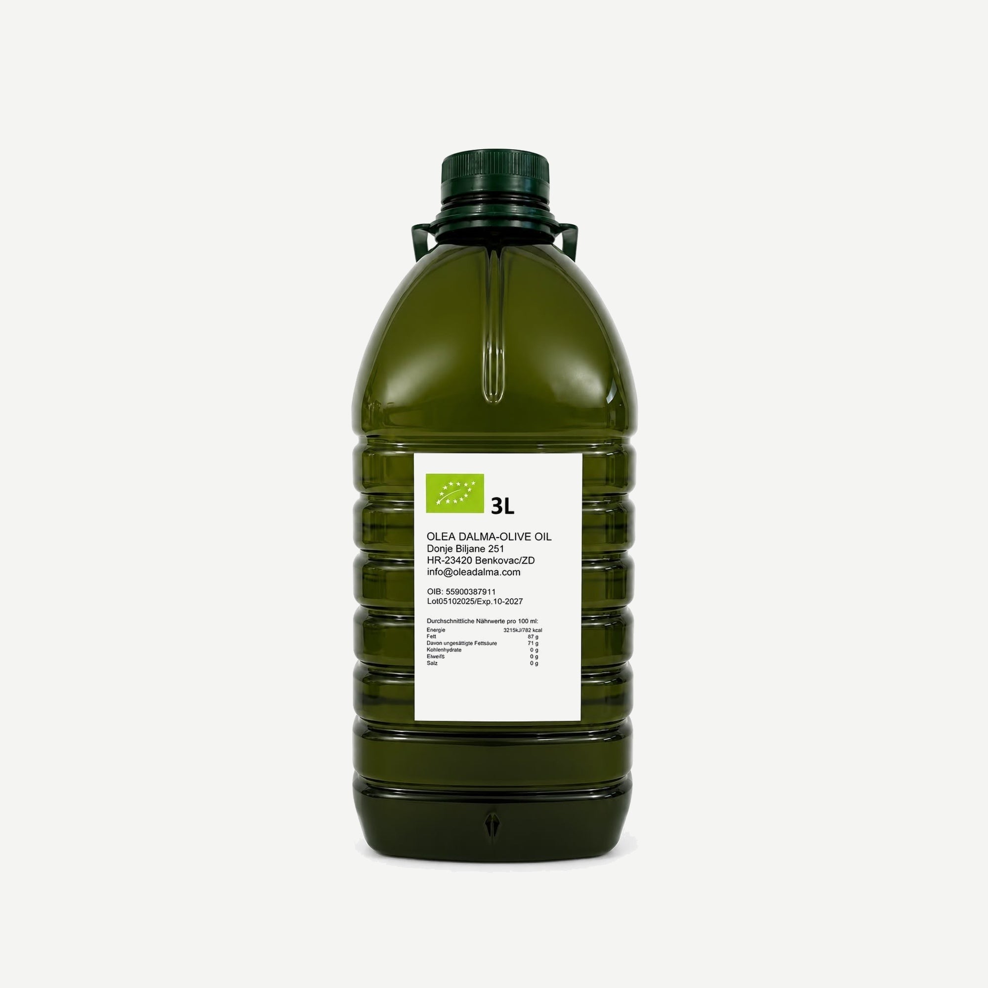 Natives Bio-Olivenöl Extra · 3 L PET